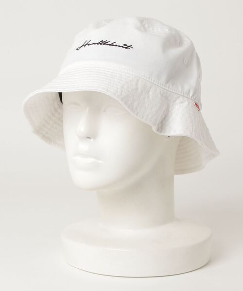 Healthknit(ヘルスニット)の「【Healthknit】ロゴ刺繍バケットハット ※291-4092(キャップ・メンズ・ブラック/ベージュ/グレー/ホワイト/その他1/ブルー/グリーン・FREE)」の1枚目の写真