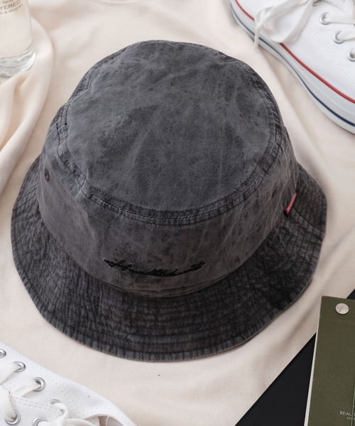 Healthknit(ヘルスニット)の「【Healthknit】ロゴ刺繍バケットハット ※291-4092(キャップ・メンズ・ブラック/ベージュ/グレー/ホワイト/その他1/ブルー/グリーン・FREE)」の8枚目の写真