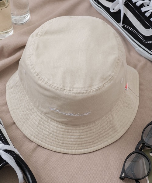Healthknit(ヘルスニット)の「【Healthknit】ロゴ刺繍バケットハット ※291-4092(キャップ・メンズ・ブラック/ベージュ/グレー/ホワイト/その他1/ブルー/グリーン・FREE)」の11枚目の写真