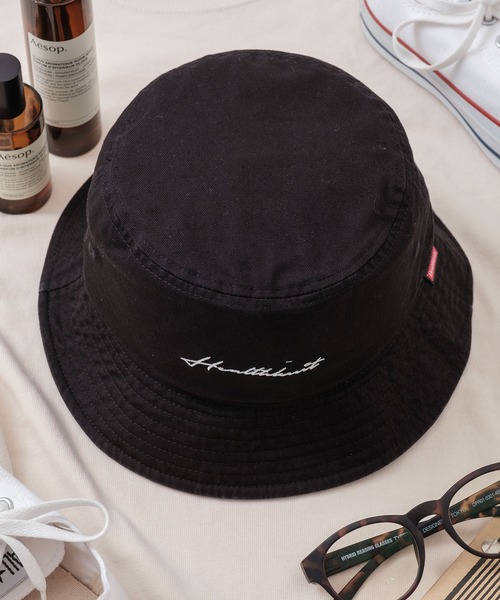Healthknit(ヘルスニット)の「【Healthknit】ロゴ刺繍バケットハット ※291-4092(キャップ・メンズ・ブラック/ベージュ/グレー/ホワイト/その他1/ブルー/グリーン・FREE)」の16枚目の写真