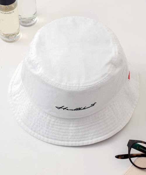 Healthknit(ヘルスニット)の「【Healthknit】ロゴ刺繍バケットハット ※291-4092(キャップ・メンズ・ブラック/ベージュ/グレー/ホワイト/その他1/ブルー/グリーン・FREE)」の15枚目の写真