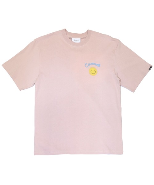 COVERNAT(カバーナット)の「【COVERNAT】SMILE LOGO S/S TEE / カバーナット ワンポイント スマイル ロゴ Tシャツ(Tシャツ/カットソー・メンズ・ホワイト/ブルー/ピンク・SMALL/MEDIUM/LARGE/X-LARGE)」の15枚目の写真