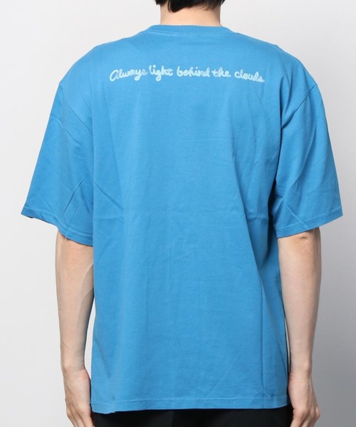 COVERNAT(カバーナット)の「【COVERNAT】SMILE LOGO S/S TEE / カバーナット ワンポイント スマイル ロゴ Tシャツ(Tシャツ/カットソー・メンズ・ホワイト/ブルー/ピンク・SMALL/MEDIUM/LARGE/X-LARGE)」の5枚目の写真