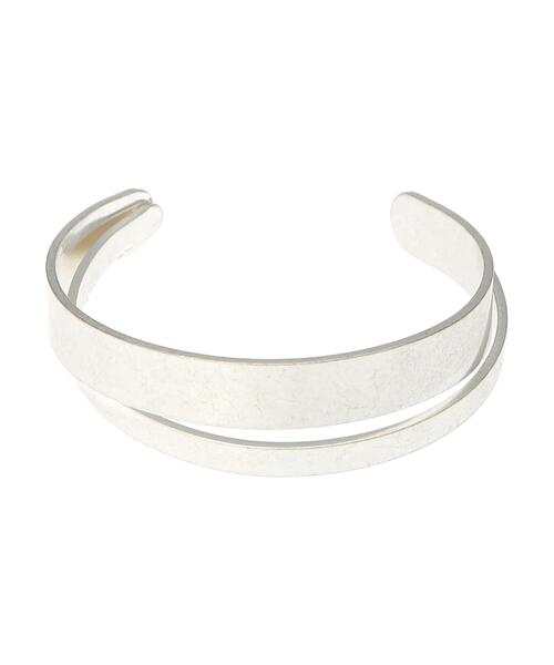 CRAFT STANDARD BOUTIQUE(クラフトスタンダードブティック)の「シンプルメタル2連バングル *(ブレスレット・レディース・シルバー/ゴールド・FREE)」の14枚目の写真