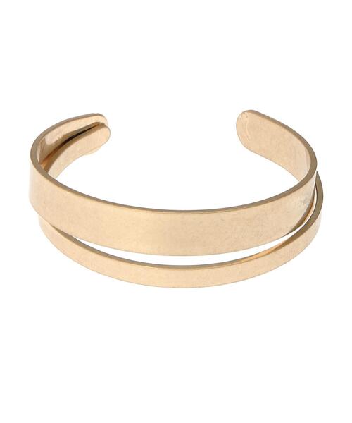 CRAFT STANDARD BOUTIQUE(クラフトスタンダードブティック)の「シンプルメタル2連バングル *(ブレスレット・レディース・シルバー/ゴールド・FREE)」の13枚目の写真
