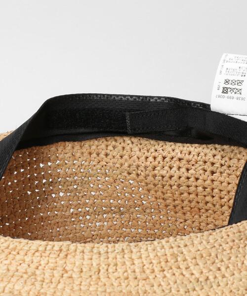 green label relaxing（グリーンレーベルリラクシング）の「CFC ラフィア レース ブリムハット（ハット・レディース・ナチュラル・FREE）」の11枚目の写真