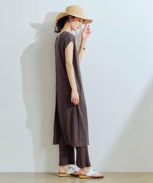 green label relaxing（グリーンレーベルリラクシング）の「CFC ラフィア レース ブリムハット（ハット・レディース・ナチュラル・FREE）」の18枚目の写真