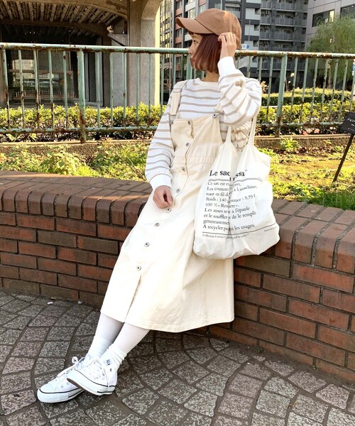 セール ブランド古着 サロペットスカート ジャンパースカート E Hyphen World Gallery イーハイフンワールドギャラリー のファッション通販 Zozoused