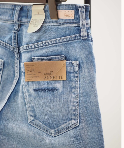 OUVRAGE CLASSE（ウヴラージュクラス）の「【YANUK/ヤヌーク】　ANNETTE　Really Light ストレート（デニムパンツ・レディース・ブルー・MEDIUM/SMALL）」の11枚目の写真