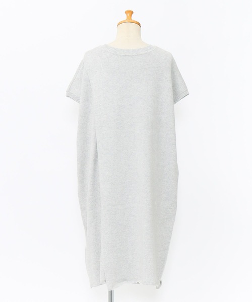 AS KNOW AS de base（アズノゥアズドゥバズ）の「八の字でＯＫロングベスト（ベスト・レディース・ブラック/アッシュグレー/ミント/ピンクベージュ・FREE）」の7枚目の写真