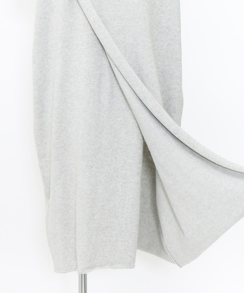 AS KNOW AS de base（アズノゥアズドゥバズ）の「八の字でＯＫロングベスト（ベスト・レディース・ブラック/アッシュグレー/ミント/ピンクベージュ・FREE）」の10枚目の写真