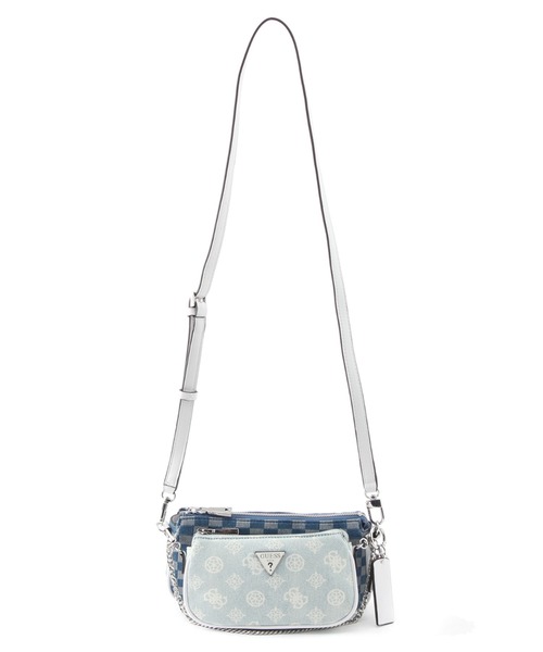 guess arie double pouch crossbody