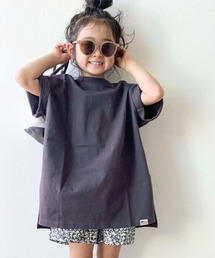 CIAOPANIC TYPY | 【KIDS】USAコットンスリットチュニック(Tシャツ/カットソー)