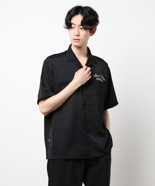 COLLARS（カラーズ）の「【COLLARS/カラーズ】七代目武装戦線副頭 藤代拓海着用アウトサイダーボーリングシャツ（シャツ/ブラウス・メンズ・ブラック/ホワイト・XL/M/XXL/L）」の11枚目の写真
