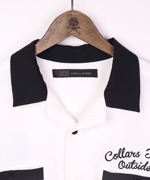 COLLARS（カラーズ）の「【COLLARS/カラーズ】七代目武装戦線副頭 藤代拓海着用アウトサイダーボーリングシャツ（シャツ/ブラウス・メンズ・ブラック/ホワイト・XL/M/XXL/L）」の12枚目の写真