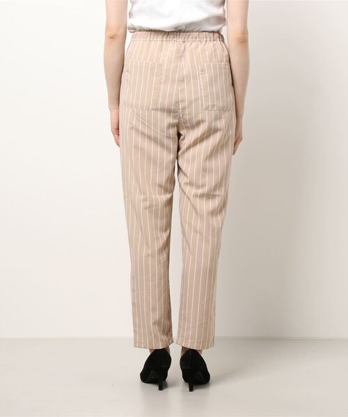 RAG MACHINE（ラグマシーン）の「【RAG MACHINE】リネンライクテーパードパンツ（その他パンツ・レディース・ブラック/ベージュ/ネイビー/オリーブ/ライトベージュ/ネイビー×ホワイト・L/M）」の8枚目の写真