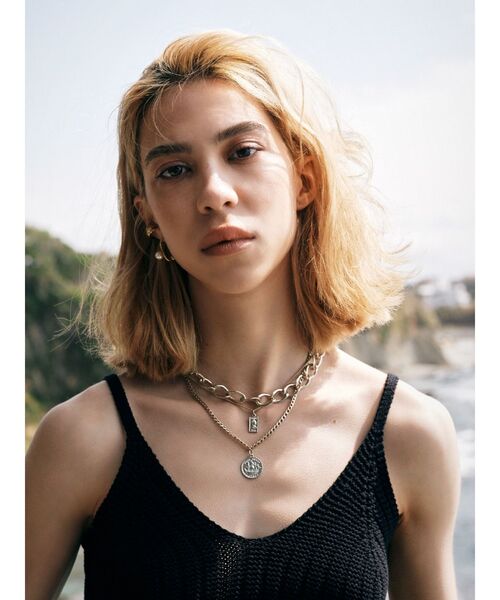 EVRIS（エヴリス）の「オーバーラップコインチェーンネックレス（ネックレス・レディース・シルバー/ゴールド・FREE）」の15枚目の写真