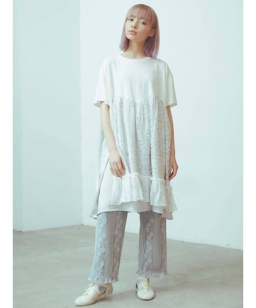 merry jenny(メリージェニー)の「シアーラインレースパンツ(その他パンツ・レディース・ライトブルー/ブラック/アイボリー・FREE)」の17枚目の写真