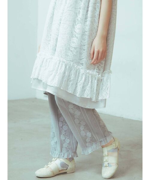 merry jenny(メリージェニー)の「シアーラインレースパンツ(その他パンツ・レディース・ライトブルー/ブラック/アイボリー・FREE)」の20枚目の写真