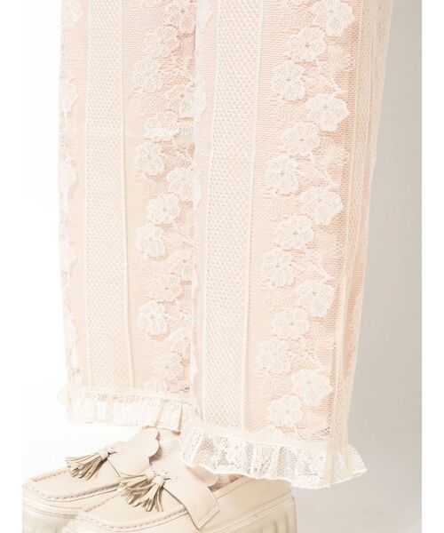 merry jenny(メリージェニー)の「シアーラインレースパンツ(その他パンツ・レディース・ライトブルー/ブラック/アイボリー・FREE)」の19枚目の写真