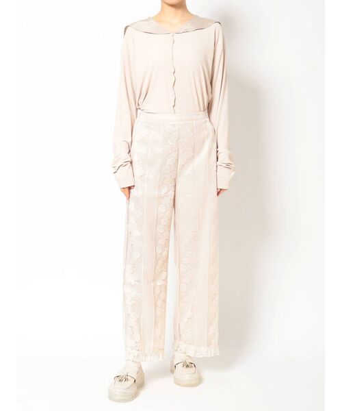 merry jenny(メリージェニー)の「シアーラインレースパンツ(その他パンツ・レディース・ライトブルー/ブラック/アイボリー・FREE)」の6枚目の写真