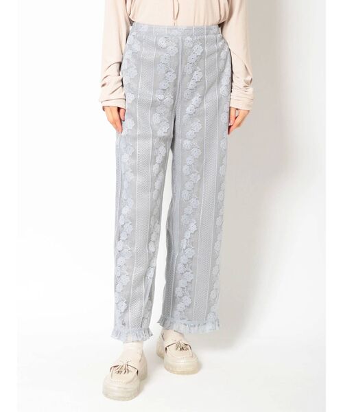 merry jenny(メリージェニー)の「シアーラインレースパンツ(その他パンツ・レディース・ライトブルー/ブラック/アイボリー・FREE)」の16枚目の写真