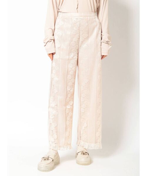 merry jenny(メリージェニー)の「シアーラインレースパンツ(その他パンツ・レディース・ライトブルー/ブラック/アイボリー・FREE)」の12枚目の写真