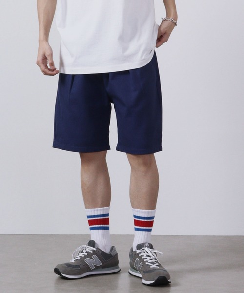 FUNALIVE(ファンアライブ)の「ツイル シェフ/デニム ショーツ(デニムパンツ・メンズ・ホワイト/ブラック/ベージュ/ネイビー/パープル/サックスブルー/ワンウォッシュ/オリーブ・S/M/L/XL)」の5枚目の写真