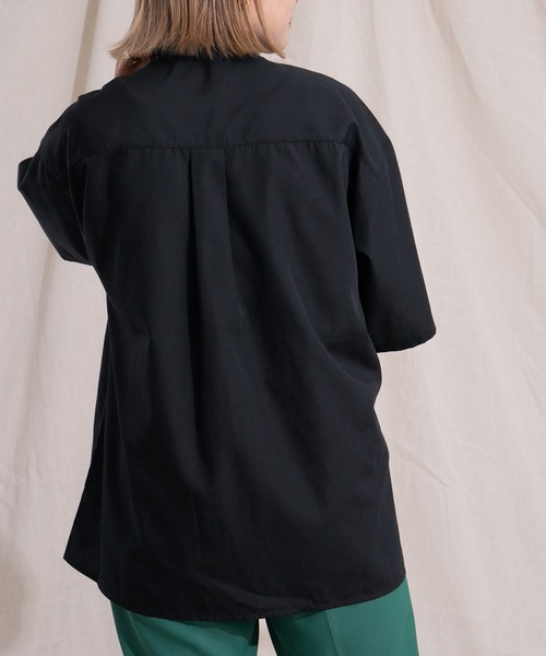 kutir（クティール）の「ミリタリーシャツ（シャツ/ブラウス・レディース・ブラック/グリーン・FREE）」の12枚目の写真