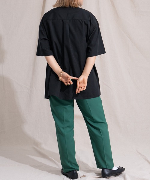 kutir（クティール）の「ミリタリーシャツ（シャツ/ブラウス・レディース・ブラック/グリーン・FREE）」の7枚目の写真