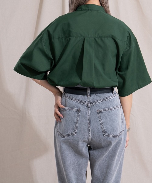 kutir（クティール）の「ミリタリーシャツ（シャツ/ブラウス・レディース・ブラック/グリーン・FREE）」の15枚目の写真
