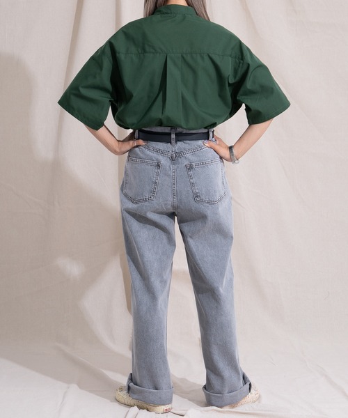 kutir（クティール）の「ミリタリーシャツ（シャツ/ブラウス・レディース・ブラック/グリーン・FREE）」の13枚目の写真