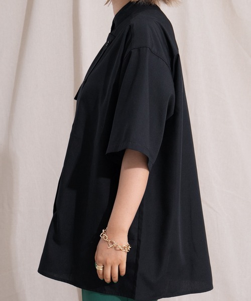 kutir（クティール）の「ミリタリーシャツ（シャツ/ブラウス・レディース・ブラック/グリーン・FREE）」の4枚目の写真