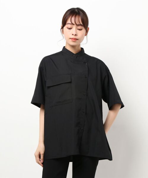 kutir（クティール）の「ミリタリーシャツ（シャツ/ブラウス・レディース・ブラック/グリーン・FREE）」の14枚目の写真