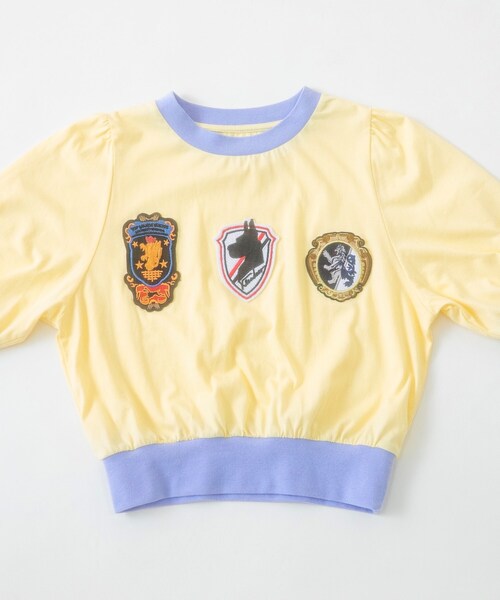 KOL ME BABY(コルミーベイビー)の「◆ボリュームワッペントップス(Tシャツ/カットソー・レディース・レモンイエロー・00)」の3枚目の写真