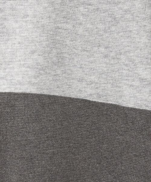 closet story（クローゼットストーリー）の「＜closet story（クローゼットストーリー）＞バイカラー ニット プルオーバー -ウォッシャブル-（ニット/セーター・レディース・ライトグレー/ピンク/ロイヤルブルー・FREE）」の9枚目の写真