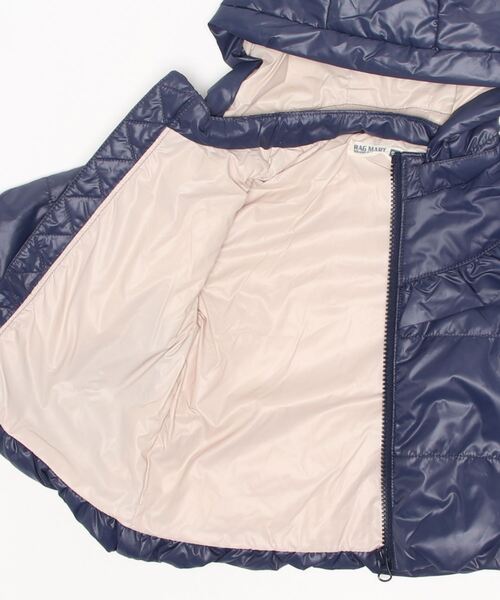 RAGMART（ラグマート）の「サーモライトブルゾン（ナイロンジャケット・キッズ・ピンク/ネイビー・90cm/95cm/80ｃｍ）」の12枚目の写真