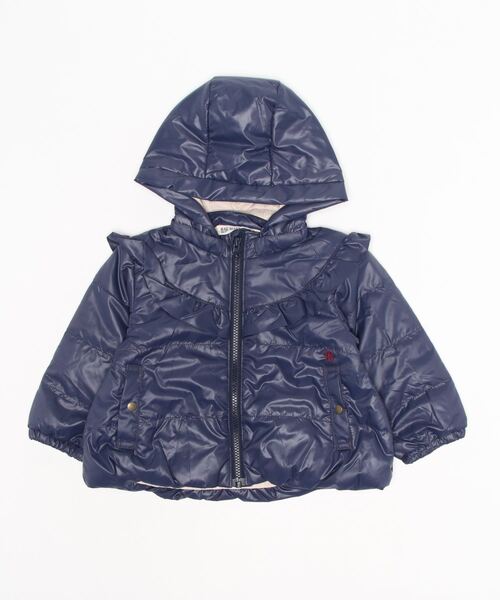 RAGMART（ラグマート）の「サーモライトブルゾン（ナイロンジャケット・キッズ・ピンク/ネイビー・90cm/95cm/80ｃｍ）」の9枚目の写真