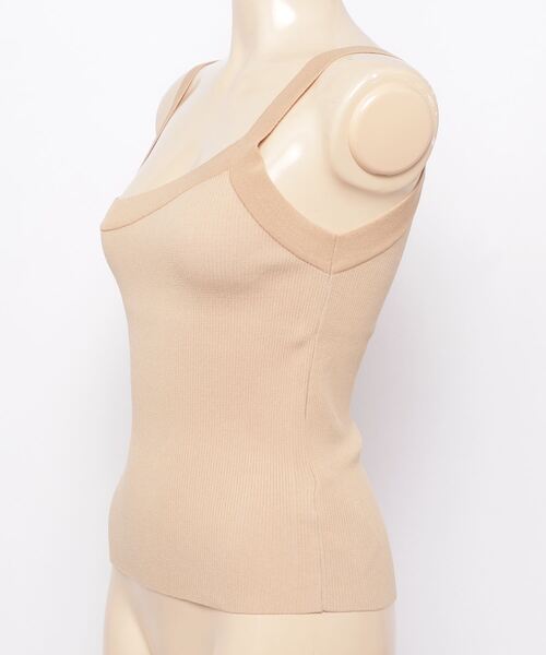 TheOpen Product（ザオープンプロダクト）の「THE OPEN PRODUCT ASYMMETRIC KNIT SLEEVELESS 2 GTO212KT001（ニット/セーター・レディース・ベージュ・1）」の11枚目の写真