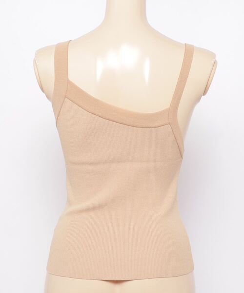 TheOpen Product（ザオープンプロダクト）の「THE OPEN PRODUCT ASYMMETRIC KNIT SLEEVELESS 2 GTO212KT001（ニット/セーター・レディース・ベージュ・1）」の12枚目の写真