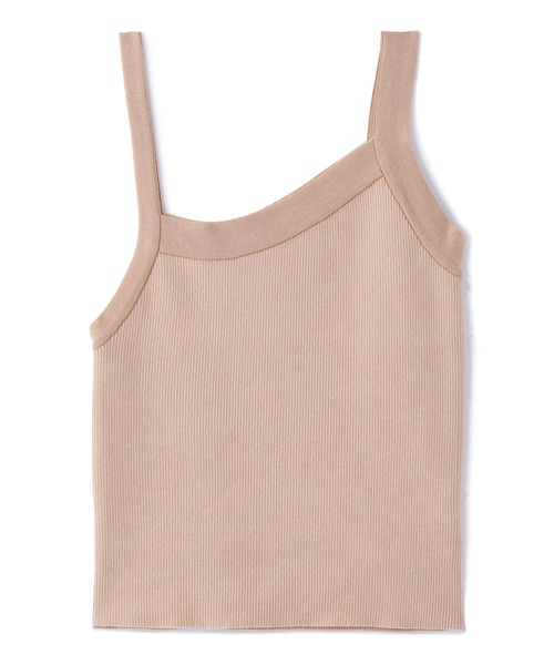 TheOpen Product（ザオープンプロダクト）の「THE OPEN PRODUCT ASYMMETRIC KNIT SLEEVELESS 2 GTO212KT001（ニット/セーター・レディース・ベージュ・1）」の7枚目の写真