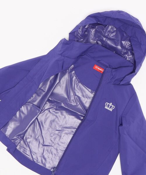 BABYDOLL（ベビードール）の「親子お揃い 通販限定カラーあり ウィンドブレーカー 5829K（ナイロンジャケット・キッズ・バイオレット/マスタード/チェリーピンク/ブラック/モスグリーン/パープル・100cm/110cm/120cm/150cm/90cm/130cm/140cm）」の9枚目の写真