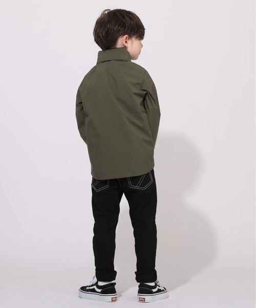 BABYDOLL（ベビードール）の「親子お揃い 通販限定カラーあり ウィンドブレーカー 5829K（ナイロンジャケット・キッズ・バイオレット/マスタード/チェリーピンク/ブラック/モスグリーン/パープル・100cm/110cm/120cm/150cm/90cm/130cm/140cm）」の19枚目の写真