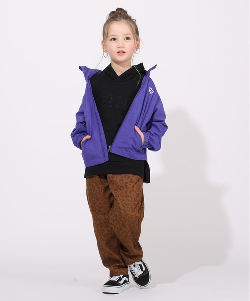 BABYDOLL（ベビードール）の「親子お揃い 通販限定カラーあり ウィンドブレーカー 5829K（ナイロンジャケット・キッズ・バイオレット/マスタード/チェリーピンク/ブラック/モスグリーン/パープル・100cm/110cm/120cm/150cm/90cm/130cm/140cm）」の11枚目の写真