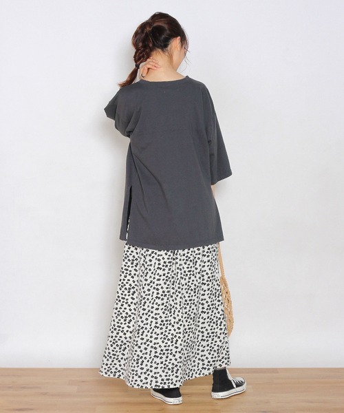 Crisp yours(クリスプユアーズ)の「【WEB限定】フロートフレアスカート(スカート・レディース・ホワイト/ブラック・FREE)」の16枚目の写真