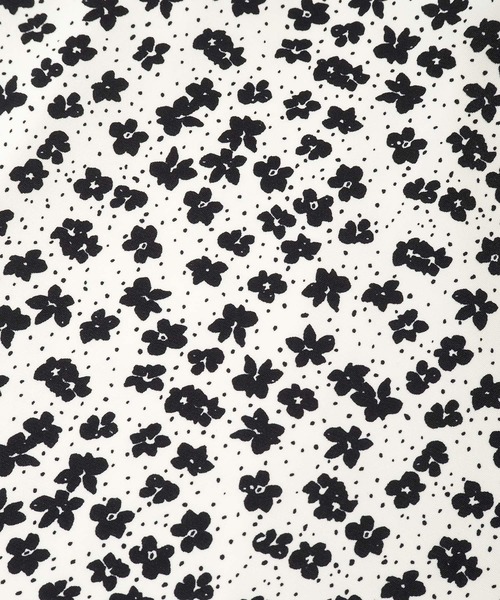 Crisp yours(クリスプユアーズ)の「【WEB限定】フロートフレアスカート(スカート・レディース・ホワイト/ブラック・FREE)」の9枚目の写真