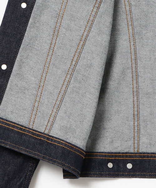 BRILLA per il gusto（ブリッラペルイルグースト）の「YCHAI / インディゴ デニムジャケット（デニムジャケット・メンズ・インディゴブルー・44/46/48/50）」の5枚目の写真