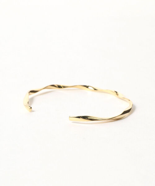 B:MING by BEAMS（ビーミングバイビームス）の「B:MING by BEAMS / ウェーブ ブレス（バングル/リストバンド・レディース・シルバー/ゴールド・ONE SIZE）」の5枚目の写真