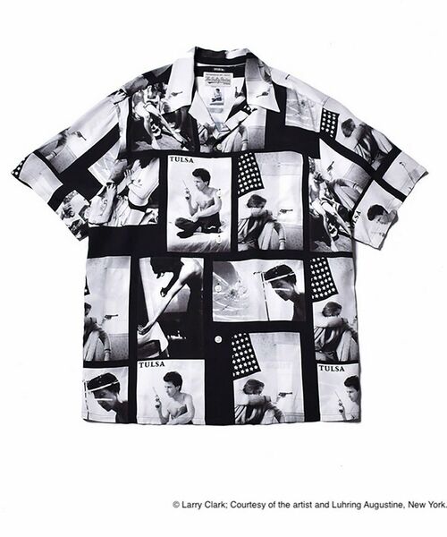 MINEDENIM（マインデニム）の「LARRY CLARK「TULSA」x WACKO MARIA x STIE-LO SH TYPE-2（シャツ/ブラウス・メンズ・ブラック/その他・SMALL/X-LARGE/MEDIUM/LARGE）」の2枚目の写真