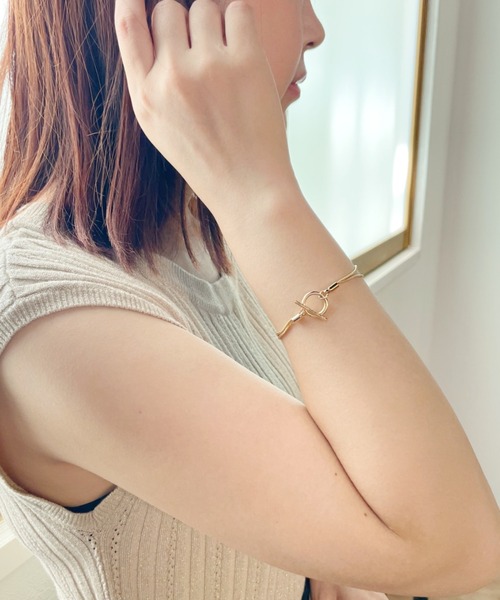 iso（イソ）の「レイヤードスネークチェーンブレスレット（ブレスレット・レディース・シルバー/ゴールド・FREE）」の14枚目の写真